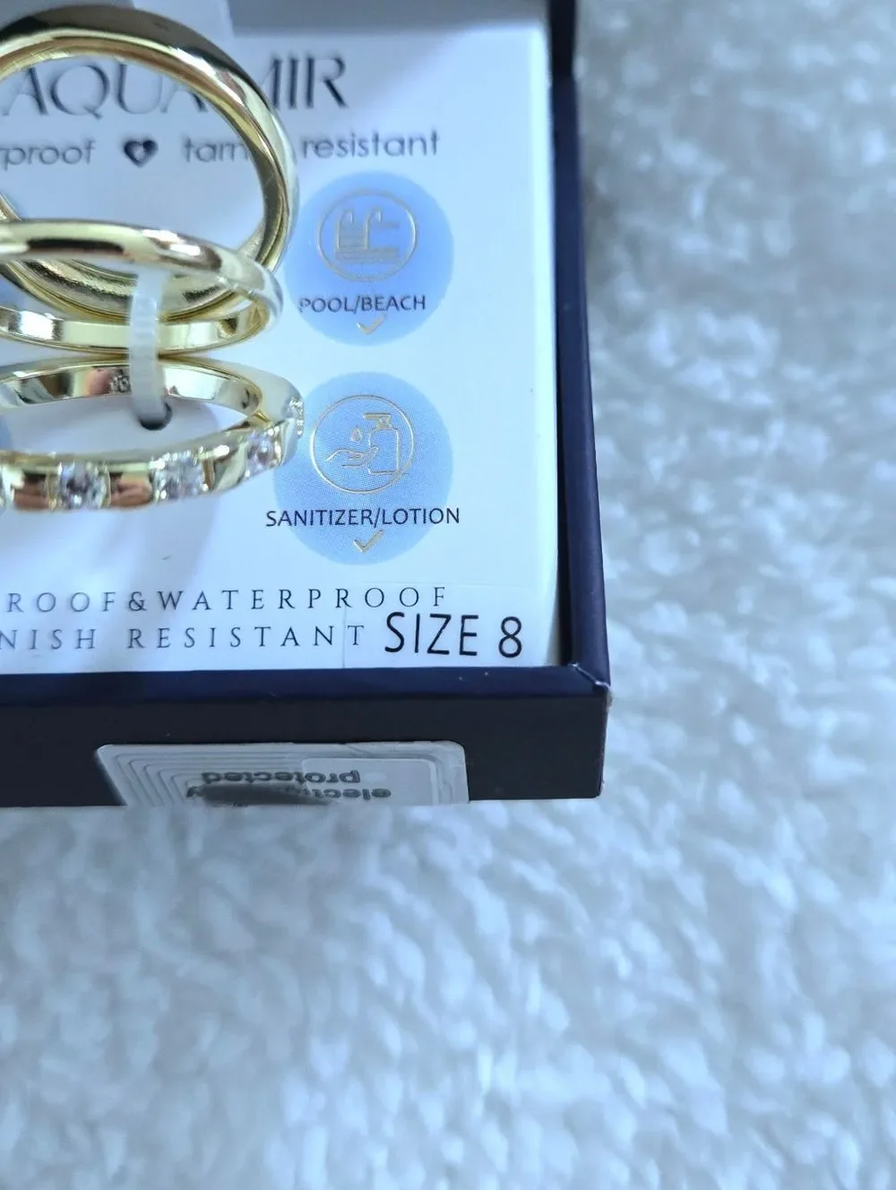 Aquamir Waterproof Triple3️⃣ Ring💍 Set - NIB